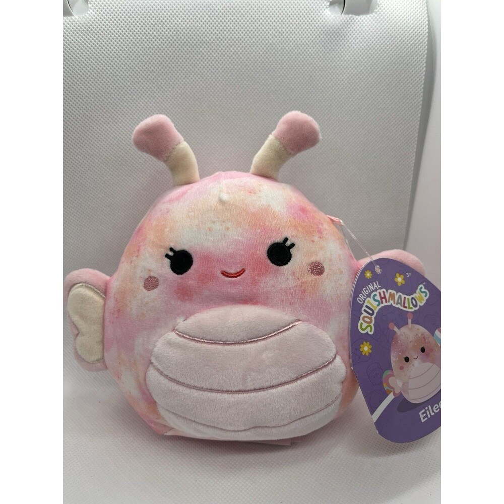 Squishmallows Eileen Butterfly Plush Pink/White Tie-Dye 5" NWT
